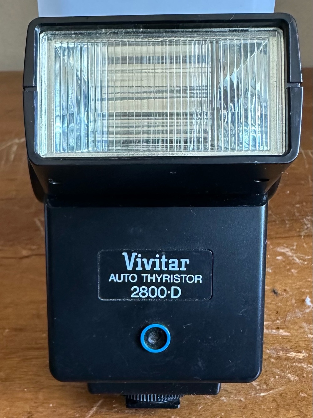Vivitar 2800-D Auto Thyristor Camera Flash - Black